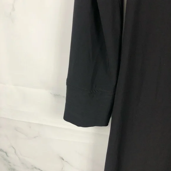 NORMA KAMALI Black Jersey Knit Dress - Picture 7 of 10